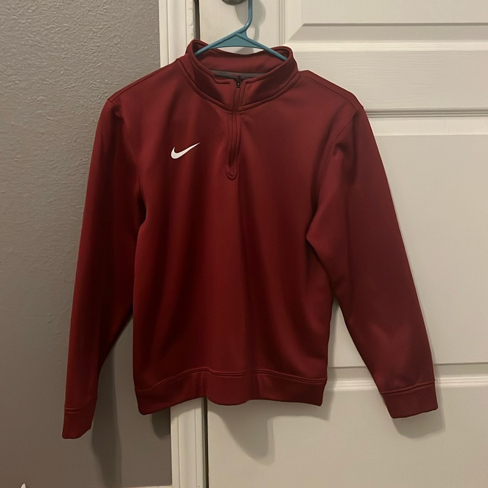 Red Nike zip up